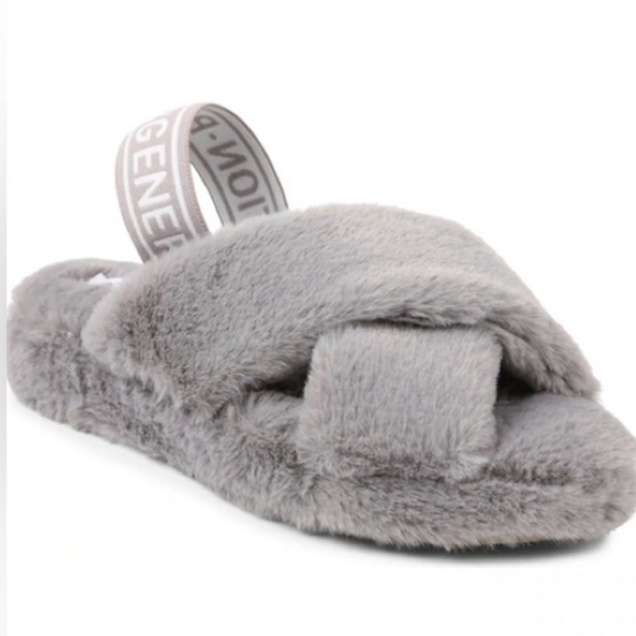 BCBGeneration Faux Fur Slippers - Picture 1 of 6